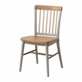 Silla de madera y metal 85x45x50 cm