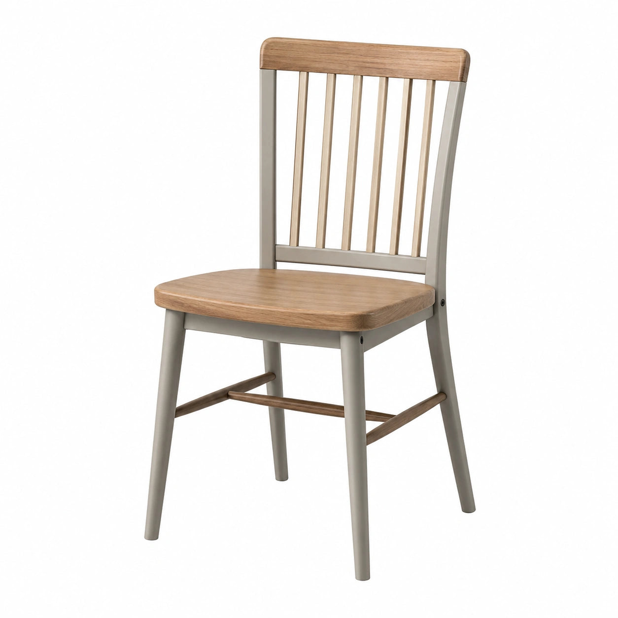 Silla de madera y metal 85x45x50 cm