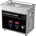 DMETE Waschmaschine, 3 L, Weiss, Ultraschallreinir 40000Hz Ultraschall-Badwaschanla