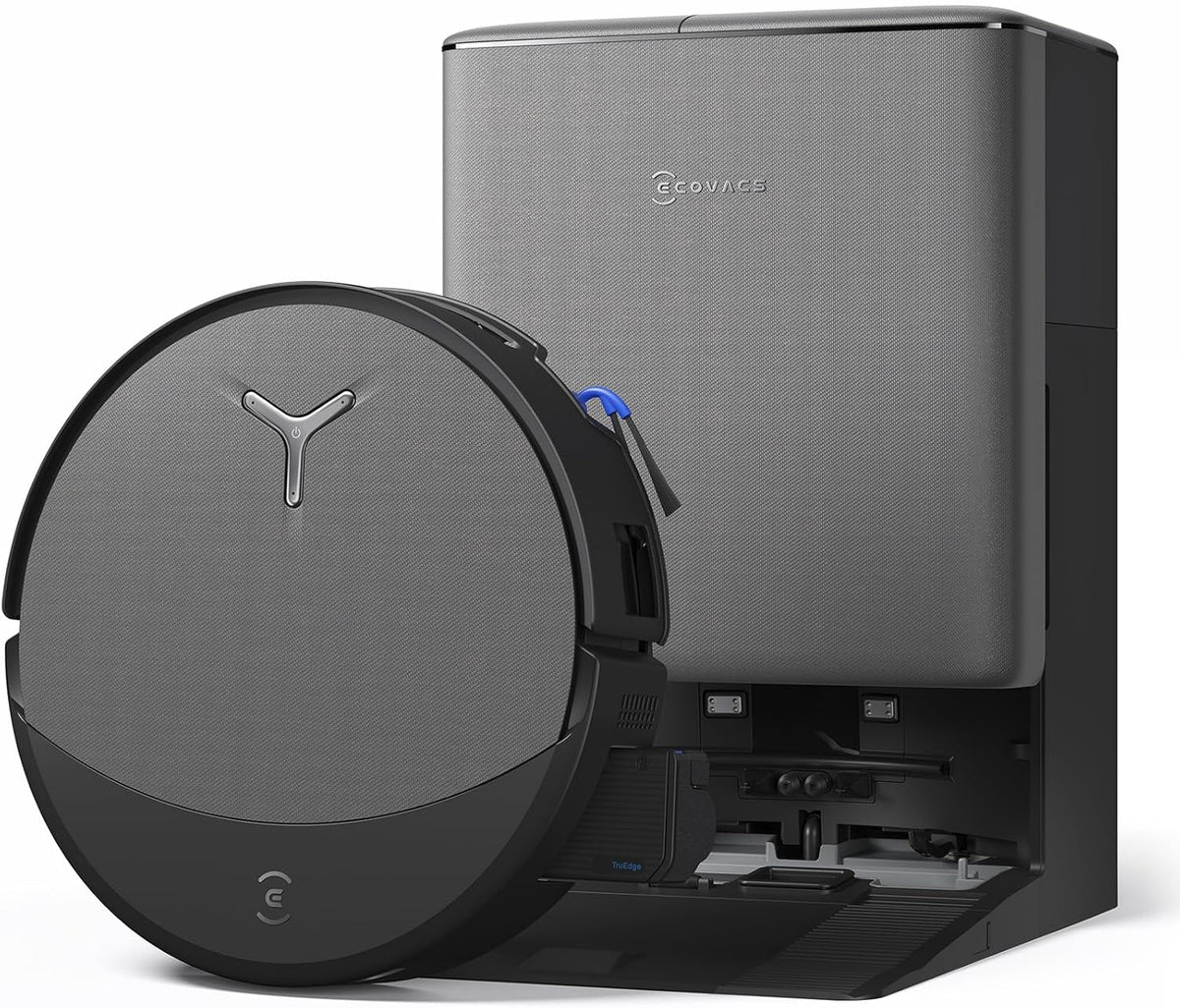 ECOVACS Saugroboter, Schwarz, T90 PRO Omni mit Wischfunktion 30.000 Pa, PowerBoost