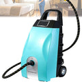 MiyKom Dampfreiniger, 3,5 L, Blau, Gewerblicher Dampfmopp Grosses Tank 230 °F, Leichter für Restaurantküchen, Auto