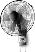 QUSYZD Standventilatoren, 62 dB, Weiss, 16-Zoll-Oszillations-Wandventilator, 3-stufiger Industrie-Rüttelkopfventilator