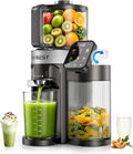 AFBEST Mastizier-Entsafter mit einer Schnecke, 155 MM, 2,5 L, Grau, 2026 Verbesserter Slow Juicer
