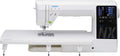 JUKI Overlock-Nähmaschinen, Weiss, HZL-NX7 Kirei Nähmaschine für Computer, grosser Arm, Metall ABS, Grand passage sous bras