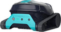 Dolphin Poolroboter, 10m, Schwarz, Liberty 400 Poolreiniger Akku mit 2.5h Aufladen, Boden, Wand und Wasserlinie für Einbaupools bis