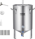VEVOR Gärbehälter, 60 L, Silber, Bierbrauanlage Bierbraugerät Kessel aus Edelstahl, Braueimer-Fermenter zum Brauen