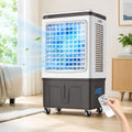 JXYQZD Mobiles Klimagerät, 37.5x33x78.5 cm/14.7x12.9x30.3in, 51–70 dB, Braun