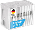 VENTA Luftbefeuchter für ein Zimmer, 20 dB, 68 m, 10 l, Schwarz, Luftbefeuchter LW45 Classic Original, bis ², sehr leise (A)