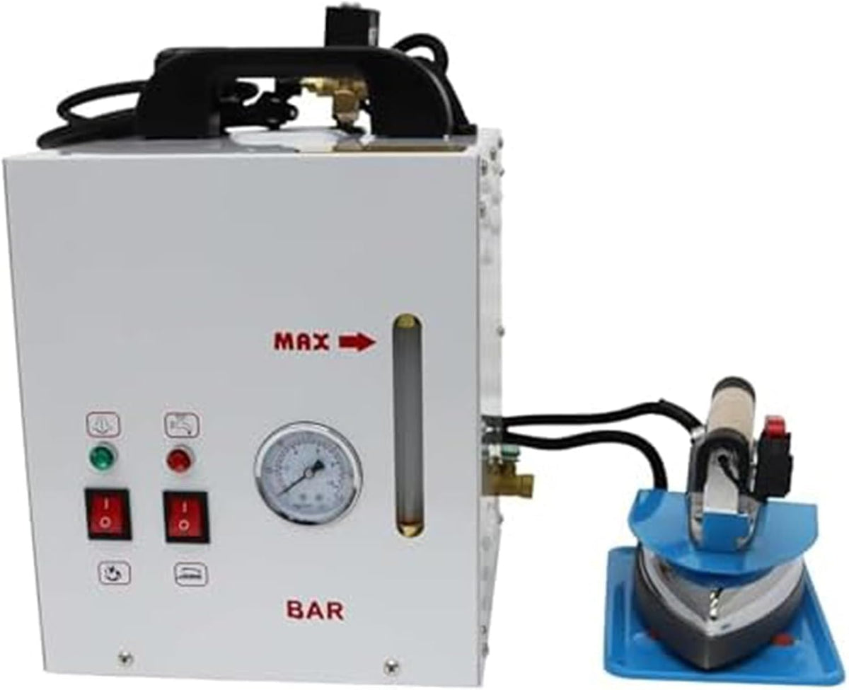 ZenSeFarin Dampfglätter, 1600 W, 900 W, Schwarz, Industrielle Dampfbügelstation, Gewerbliches Elektrisches Dampfbügeleisen ( Boiler