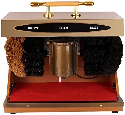 YANYUESHOP Schuhbürsten, 220 V/50 Hz, Metall, Grau, Elektrische Schuhbürstenmaschine für den Haushalt, elektrische Schuhputzmaschine Schuhputzmaschine