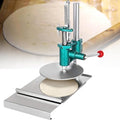 EZLUIYLDH Teigausroller, Silber, Manuelle Teigausrollmaschine, Pizzateigwalze, Teigrolle, Nudelmaschine, Haushalts-Pizzapresse für Pizza
