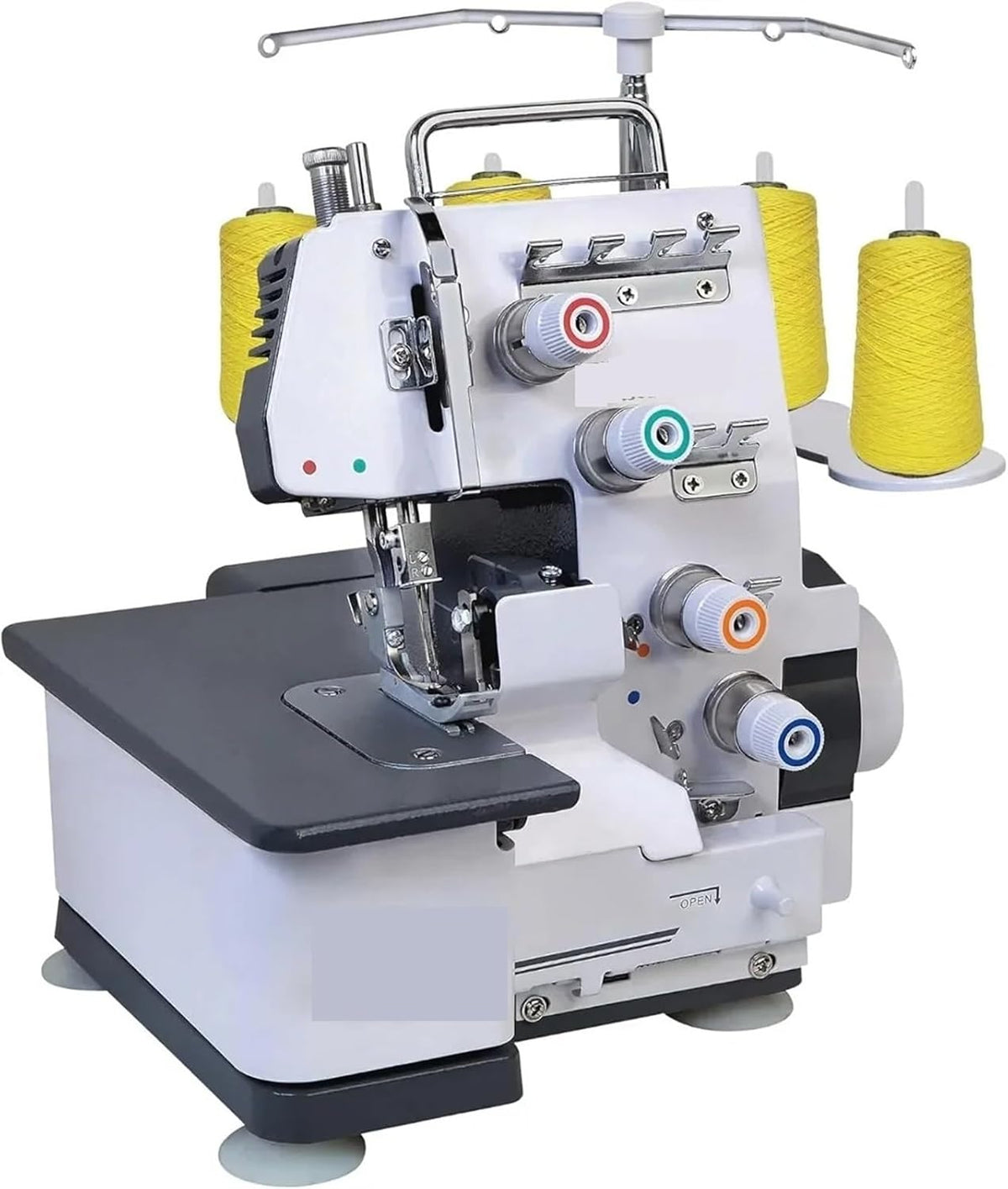 Nähmaschinen, Schwarz, halbindustrielle Sergers & Overlock-Maschinen mit, 4 Overlock-Nähmaschine