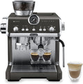 De'Longhi Milchaufschäumer, 1550 W, Schwarz/Silber, La Specialista Opera EC9555.BK Espresso Siebträgermaschine, Sensor-Mahltechnologie