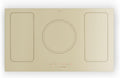 Klarstein Kochfeld, 7200 W, 90 cm, 240 V, Schwarz, Victoria Induktionskochfeld - Glaskeramik- mit 5 Platten, Einbau mit Touch-Display