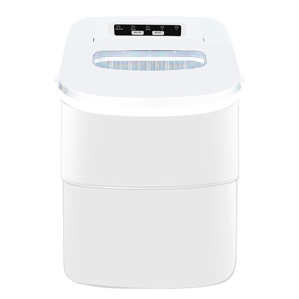 GENTERUN Eiswürfelmaschine, 222 x 294 x 290 mm, 2 kg, Grau, Heim-Eisbereiter, Tisch-Eisbereiter, Eiskapazität Pro Charge
