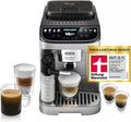 De'Longhi Kaffeevollautomat, Schwarz/Silber, Magnifica Evo Next - Perfetto mit, 13 One-Touch-Getränke, Coffee- und Cappuccino Kaffeemaschine