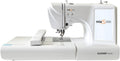 GLAESER Stickmaschinen, 235 mm, 7 Zoll, Schwarz, GLAESERhome MiaS2000 Stickmaschine Mit 100 x Stickbereich, LCD Touchscreen (S2000)