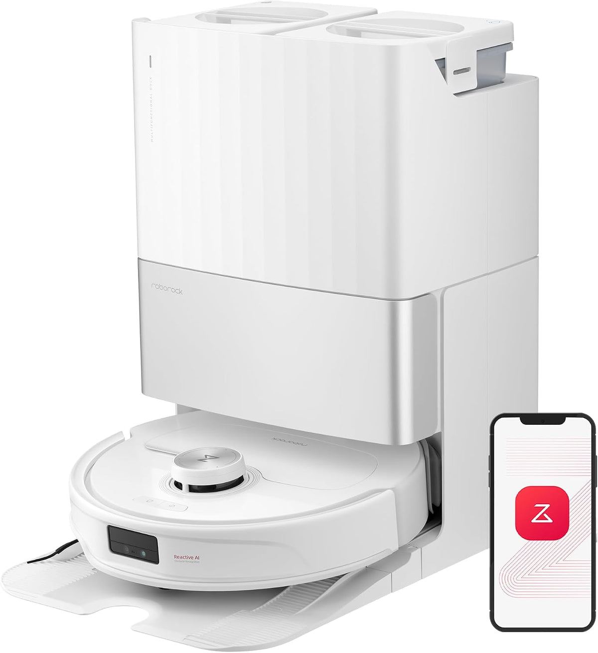Amazon Renewed Saugroboter, Weiss, roborock Qrevo Master (Generalüberholt)