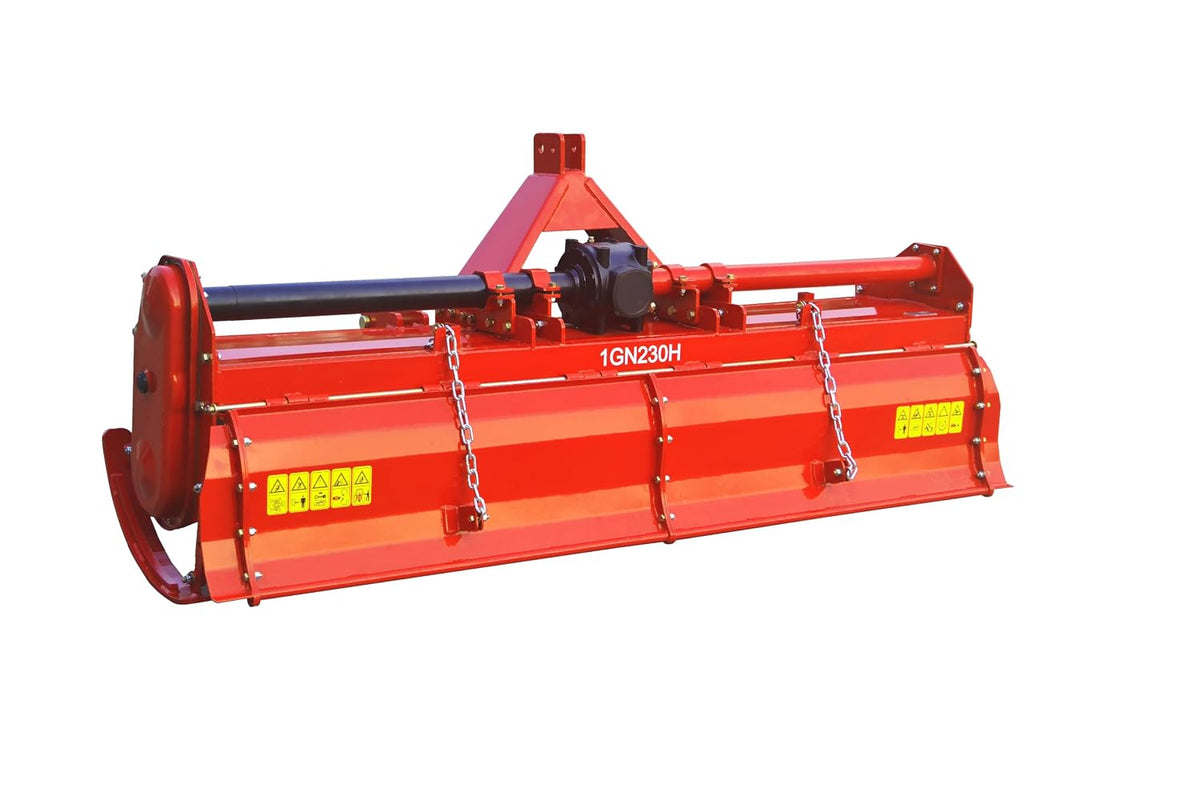 P. Lindberg Garten,Garten- & Bewässerungsgeräte,Gartengeräte, 230 cm, Rot, Traktorfräse Heckfräse Anbaufräse mind. 75 PS Traktor