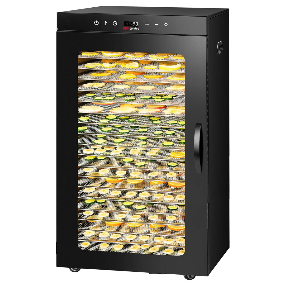 GGM Gastro Dörrautomaten, 2 kW, Schwarz, Dörrautomat 20 Ablagen