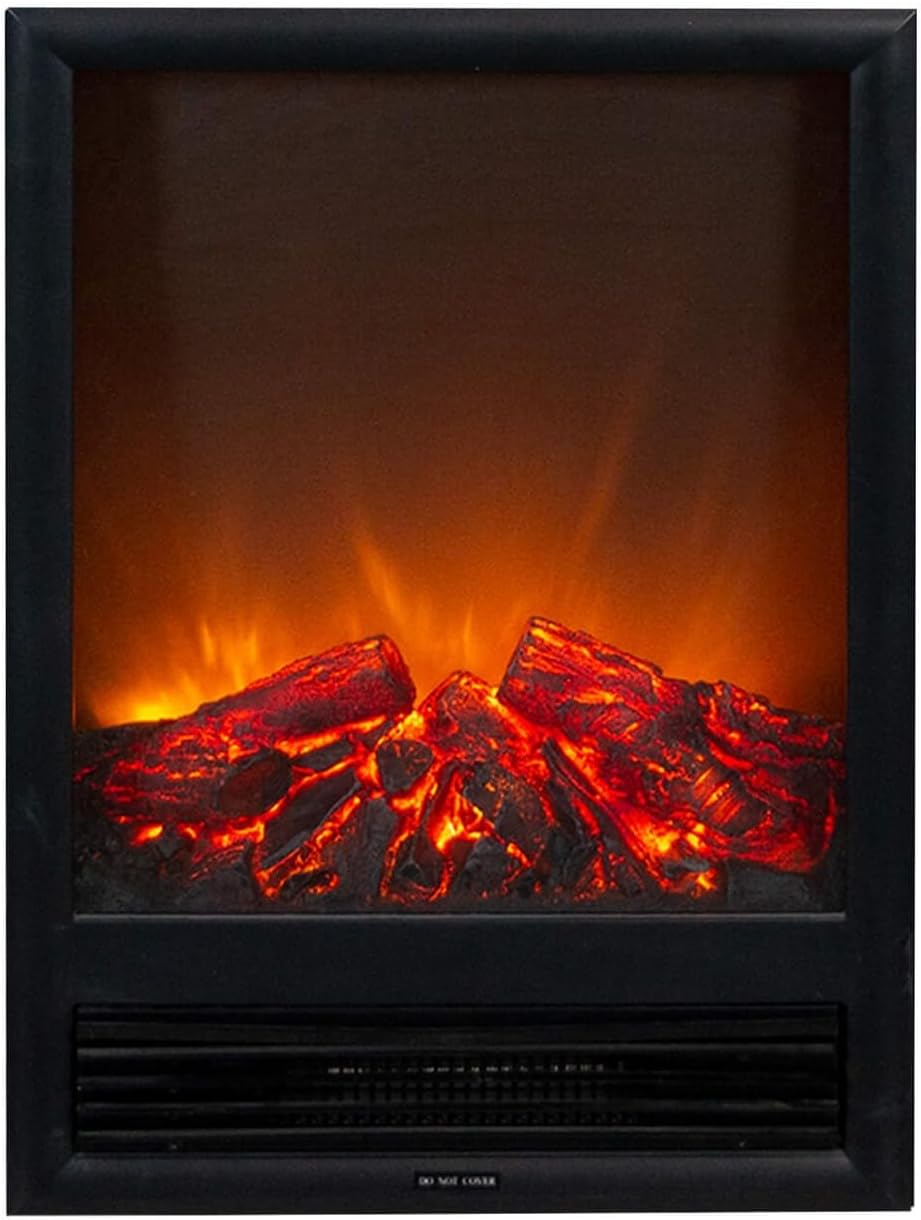 Xaralyn Elektrokamin, Schwarz, Elski - 1300 Watt Heizung - mit Fernbedienung - Einbaukam