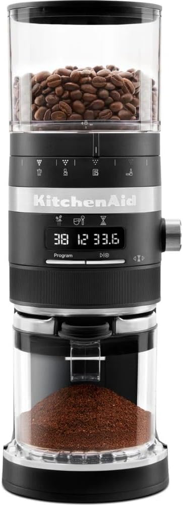 KitchenAid Manuelle Kaffeemühlen, Schwarz, KAFFEEMÜHLE - ARTISAN 5KCG8433 - Matt - von French Press