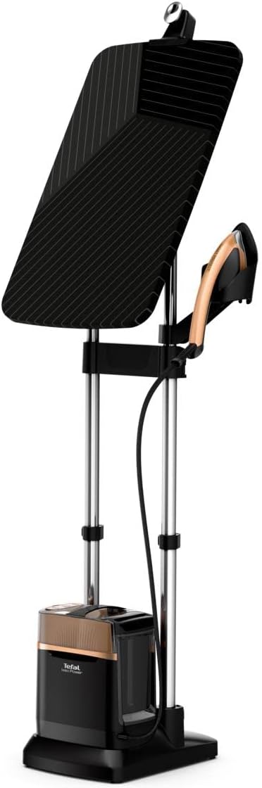 Tefal Dampfglätter, 5,8 bar, Schwarz, IXEO Power All-in-One-Dampfbügelstation, Bügeleisen, integriertes 3-Positionen-Smartboard