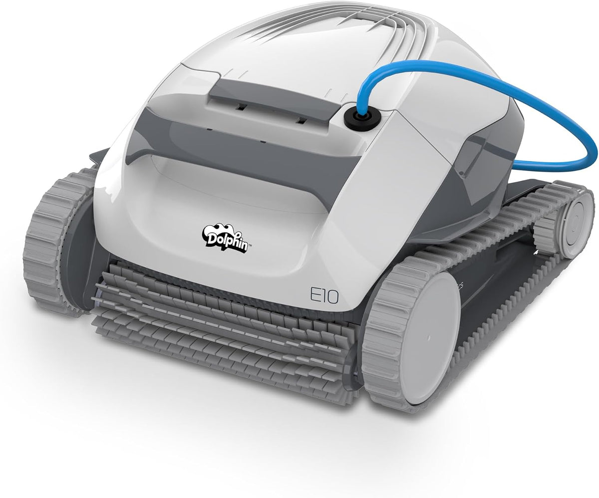 Dolphin Poolroboter, 8 m, Grau, E10 Automatischer Poolreiniger mit Kabel - Nur, Aufstellpools bis zu