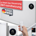 heidenfeld Elektroheizkörper, Schwarz, Infrarotheizung & Konvektor HF-HP150