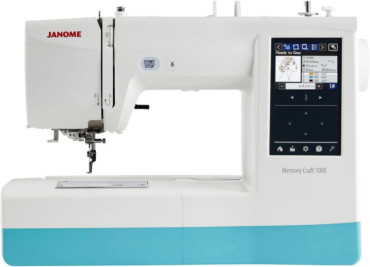 Janome Stickmaschinen, Schwarz, MC100E Stickmaschine