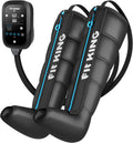 FIT KING Fussmassagegeräte, Schwarz, Beinmassagegerät, Wiederaufladbare Recovery Boots mit 5-Zone (M)