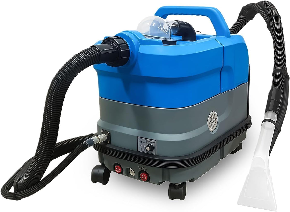 Sofa BANGBANGJI, 2500 W, 7,5 l, 12 l, Grau, Gewerblicher beheizter Teppich- und Polsterreiniger, Frischwassertank und abnehmbarem Schmutzwassertank