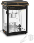 Royal Catering Popcorn-Maschinen, 1500 W, 5 kg, Gold/Schwarz, Retro Popcornmaschine /h golden & schwarz Popcornmaker