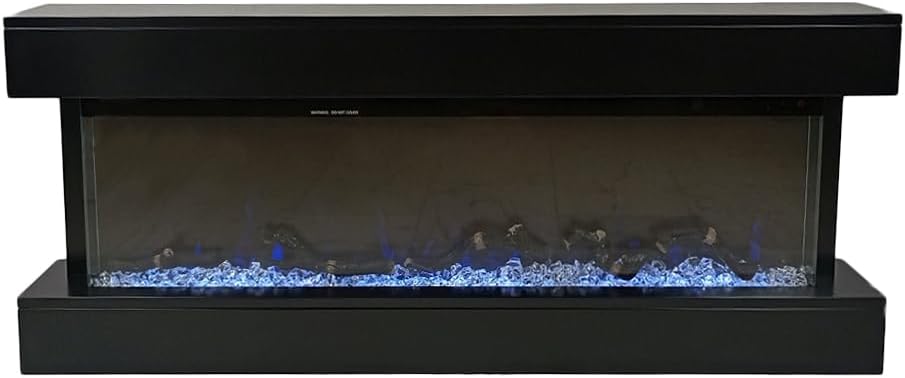 TEMPO STYLE Elektrokamin, Schwarz, ALARO PLUS