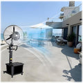 Outdoor Standventilatoren, Weiss, Misting Fan High Velocity Standventilator mit grossem