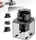 Automatischer Kaffeemaschine, Schwarz/Silber, Espresso-Siebträger-Reiniger, effiziente Wartung der für gewerbliche Küchen