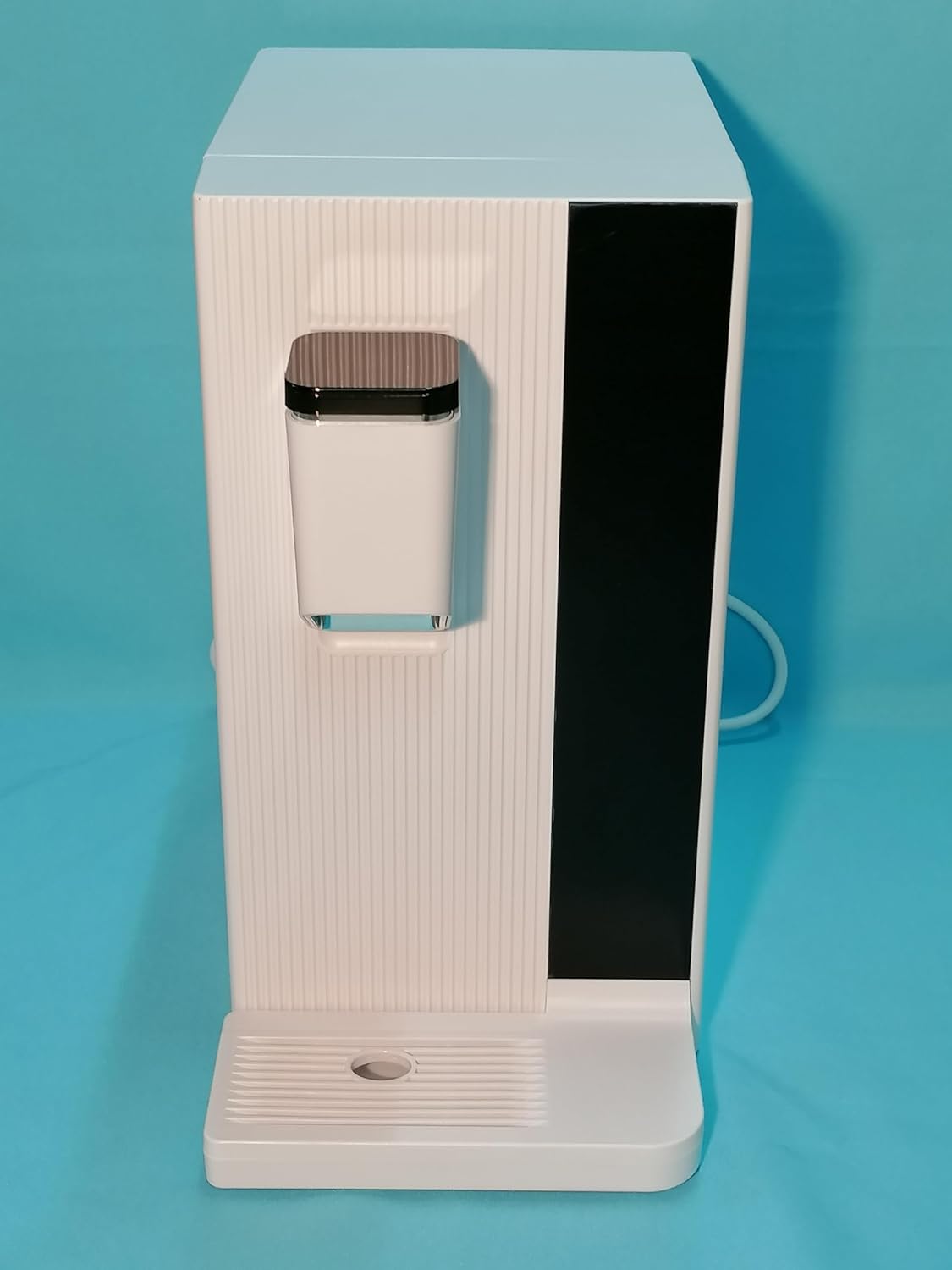 Auftisch Wasserfilter, Grau, Umkehrosmoseanlage ohne Wasseranschluss, Osmosefilter, Caravan