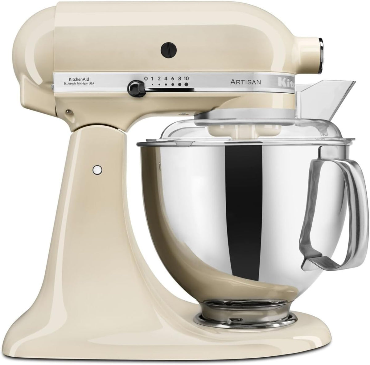 KitchenAid Knet- & Rührmaschinen, 4.8 L, Silber, Küchenmaschine - Artisan - Kippbarem Food Processor