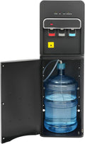 DUOSAMY Kühler & Wasserspender, 550 W, Schwarz, Wasserspender Elektrisch Heisses und Kaltes Trinkwasser