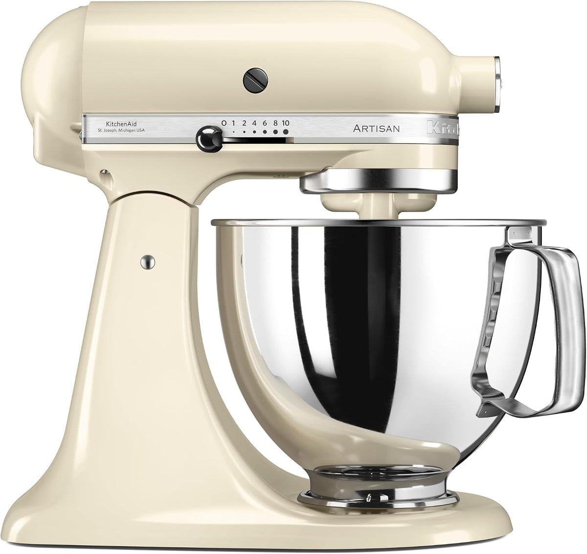 KitchenAid Universalküchenmaschinen, 4.8 L, Silber, Küchenmaschine - Artisan - Kippbarem Food Processor