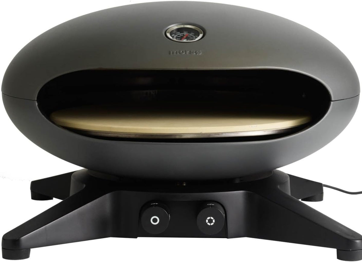 Morsø Pizzaofen, 57 x 53 x 35 cm, Anthrazit, Forno Spin, Outdoor Gasofen