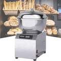 WOTZOV Knet- & Rührmaschinen, 8 kg, Silber, Gewerblicher Standmixer, Elektrische Teigknetmaschine mit LED-Anzeige