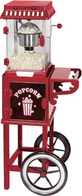 EPIQ Popcorn-Maschinen, Schwarz, Retro XXL Popcorn-Maschine mit Wagen 1, 15 Meter hoch Grosser Popcorn-Maker 80001270 - Ein Hingucker