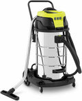 Ulsonix Staubsauger, 3000 W, 100 l, Gummi, Kunststoff (Polypropylen), Eisen, Schwarz