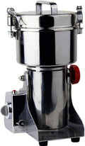 FLBT Bohnermaschinen, 400 g, martensitischer Edelstahl, Silber, ElektrischeEdelstahlGetreidemühleMühleKräuterGetreideGewürzm