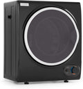 Klarstein Wäschetrockner, 2,5 kg, 850 W, Schwarz, Jet Set 2500 -, Ablufttrockner, Frontlader, freistehend/Unterbau
