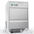 KLAMER Eiswürfelmaschine, 26 kg, Silber, Gastro /24h, vollautomatisch aus Edelstahl