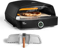 BURNHARD Pizzaofen, Schwarz, ® Gas- FAT TONY, 450 °C, 650 °C