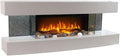 Chemin'Arte Elektrokamin, 2000 W, Weiss, Wandkamin Elektrisch 120x46zm - Lounge mit heizung