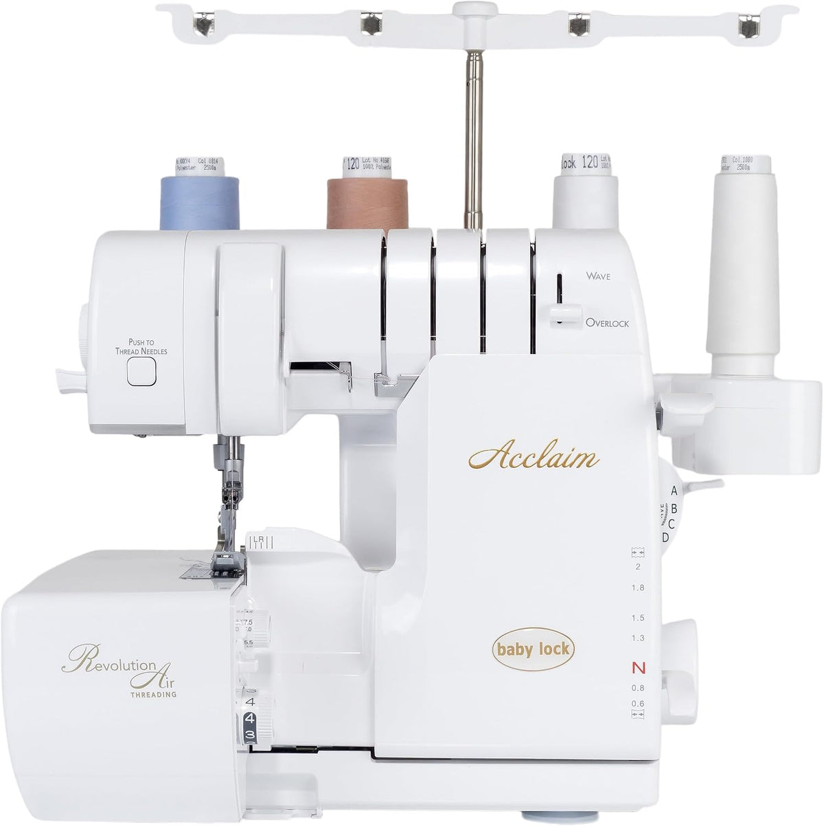 Baby Lock Overlock-Nähmaschinen, Schwarz, Acclaim